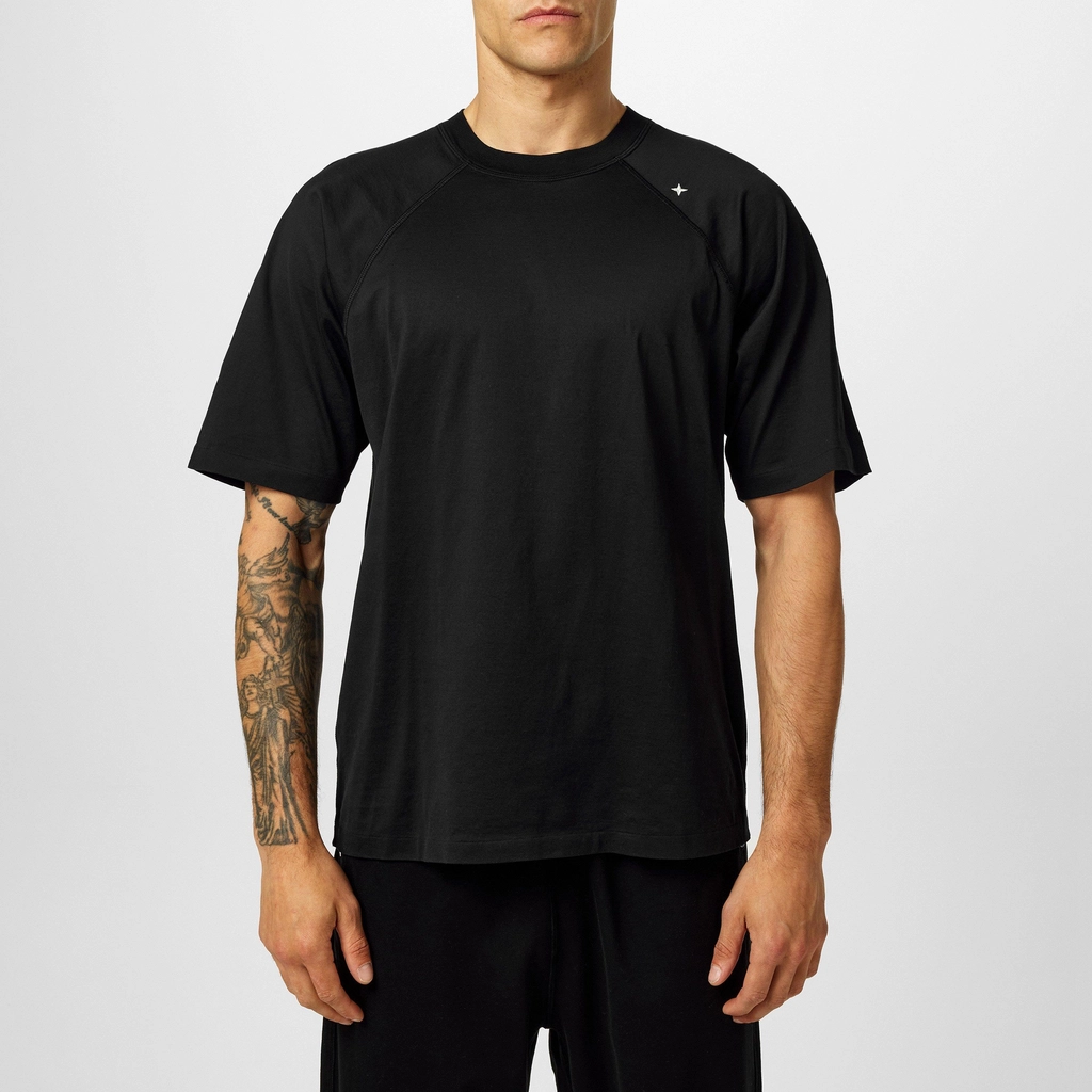Stone Island Stel Merc Short Sleeve Shirt - Nero V0029
